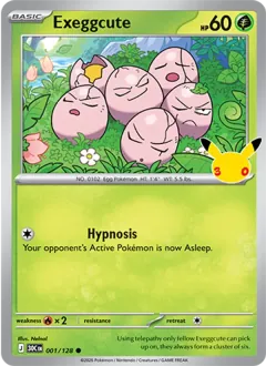 Exeggcute, 30th Celebration 001/128