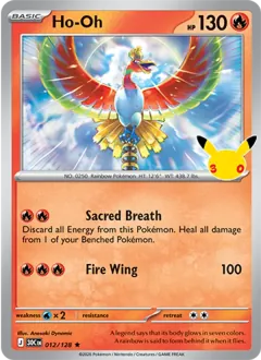 Ho-Oh, 30th Celebration 012/128