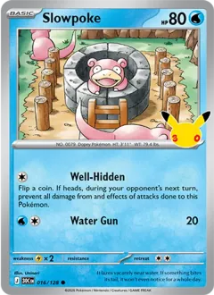 Slowpoke, 30th Celebration 016/128