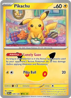 Pikachu, 30th Celebration 028/128