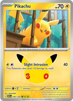 Pikachu, 30th Celebration 036/128