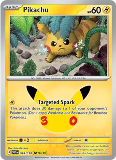 Pikachu, 30th Celebration 038/128