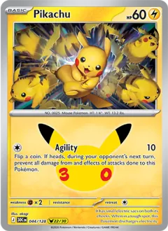 Pikachu, 30th Celebration 044/128