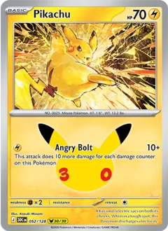 Pikachu, 30th Celebration 052/128