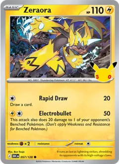 Zeraora, 30th Celebration 057/128