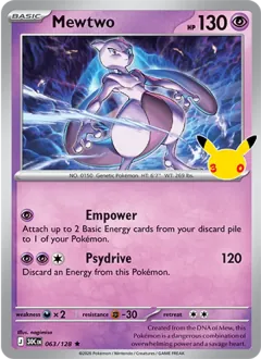 Mewtwo, 30th Celebration 063/128