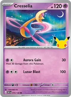 Cresselia, 30th Celebration 074/128