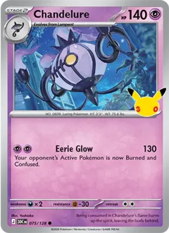 Chandelure, 30th Celebration 075/128