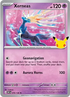 Xerneas, 30th Celebration 076/128