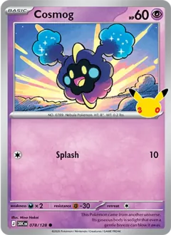 Cosmog, 30th Celebration 078/128