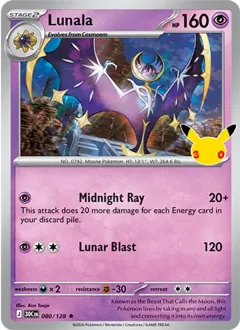 Lunala, 30th Celebration 080/128