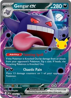 Gengar ex, 30th Celebration 090/128