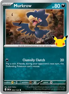 Murkrow, 30th Celebration 093/128