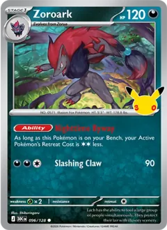 Zoroark, 30th Celebration 096/128
