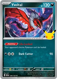 Yveltal, 30th Celebration 100/128