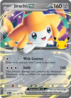 Jirachi ex, 30th Celebration 102/128