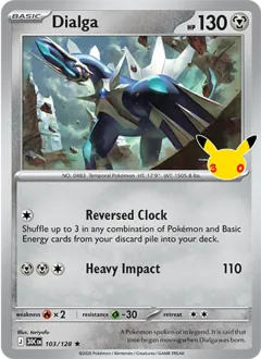 Dialga, 30th Celebration 103/128