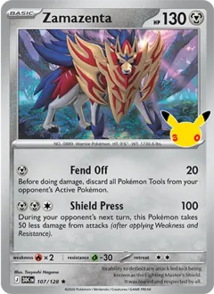 Zamazenta, 30th Celebration 107/128