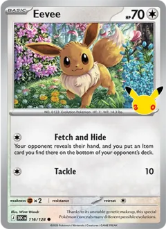 Eevee, 30th Celebration 116/128