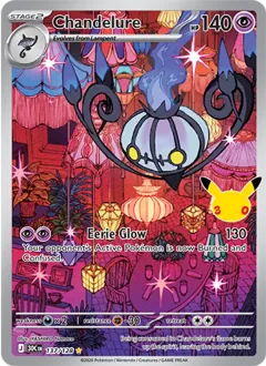 Chandelure, 30th Celebration 137/128