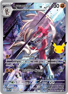 Lycanroc, 30th Celebration 138/128