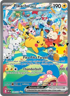 Pikachu ex, 30th Celebration 149/128