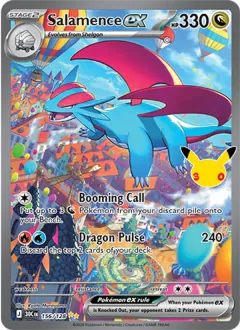 Salamence ex, 30th Celebration 156/128