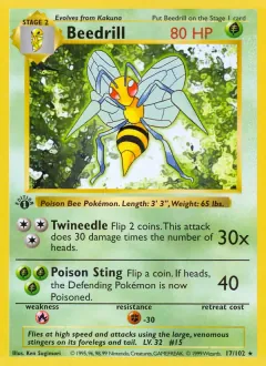Beedrill, Base Set 17/102