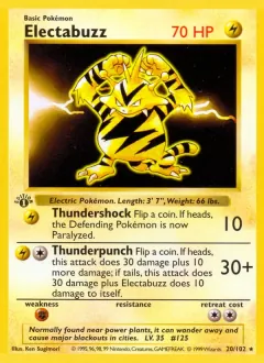 Electabuzz, Base Set 20/102