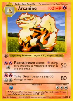 Arcanine, Base Set 23/102