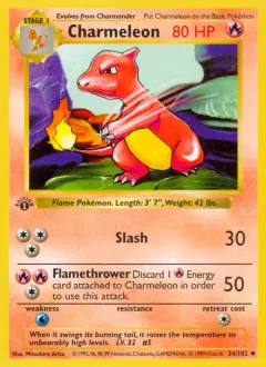 Charmeleon, Base Set 24/102