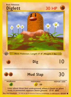 Diglett, Base Set 47/102