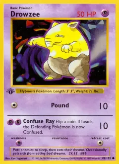 Drowzee, Base Set 49/102