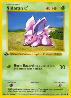 Nidoran♂, Base Set 55/102