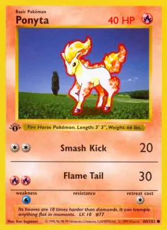 Ponyta, Base Set 60/102