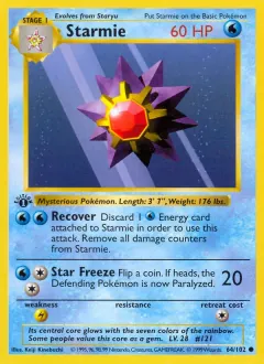 Starmie, Base Set 64/102