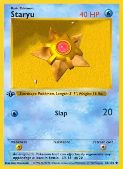 Staryu, Base Set 65/102