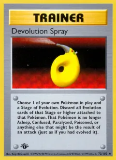 Devolution Spray, Base Set 72/102