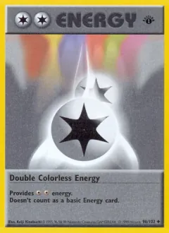 Double Colorless Energy, Base Set 96/102