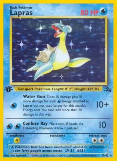 Lapras, Fossil 10/62