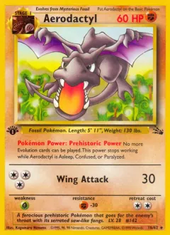 Aerodactyl, Fossil 16/62