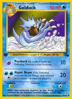 Golduck, Fossil 35/62