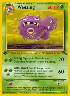 Weezing, Fossil 45/62