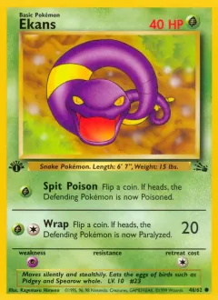 Ekans, Fossil 46/62