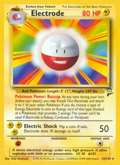 Electrode, Base Set 2 25/130