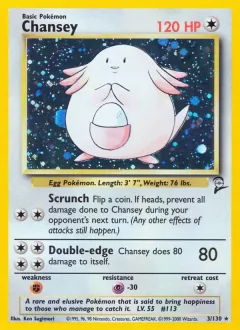 Chansey, Base Set 2 3/130