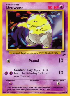 Drowzee, Base Set 2 73/130