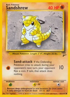Sandshrew, Base Set 2 91/130