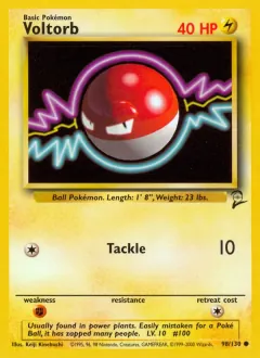 Voltorb, Base Set 2 98/130