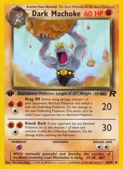 Dark Machoke, Team Rocket 40/82
